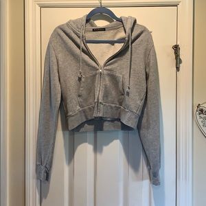 Grey Cropped Jacket